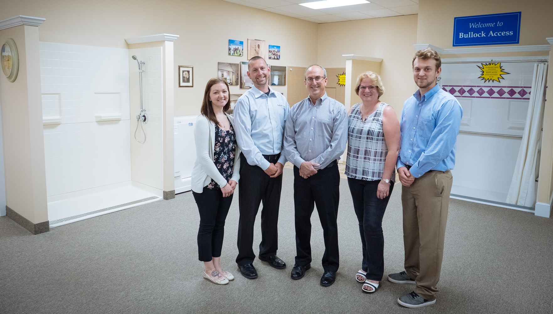 Bullock Access Staff in Showroom