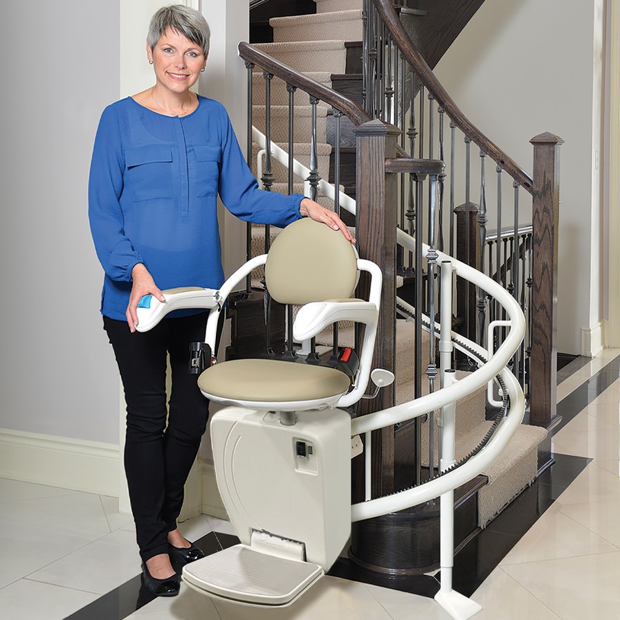 Savaria Curved Stairlift